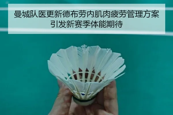 曼城队医更新德布劳内肌肉疲劳管理方案引发新赛季体能期待
